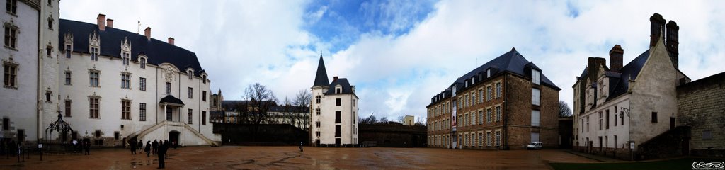 Panorama Nantes Chateau