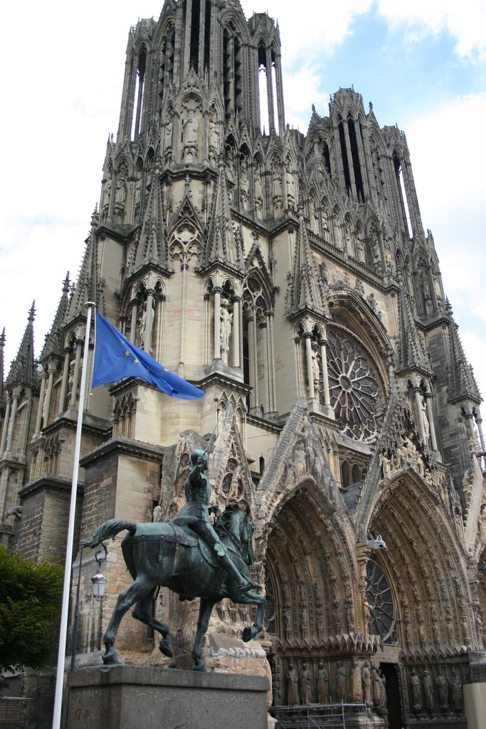 Cathédrale Notre-Dame, Reims, Marne, Champagne-Ardenne, France