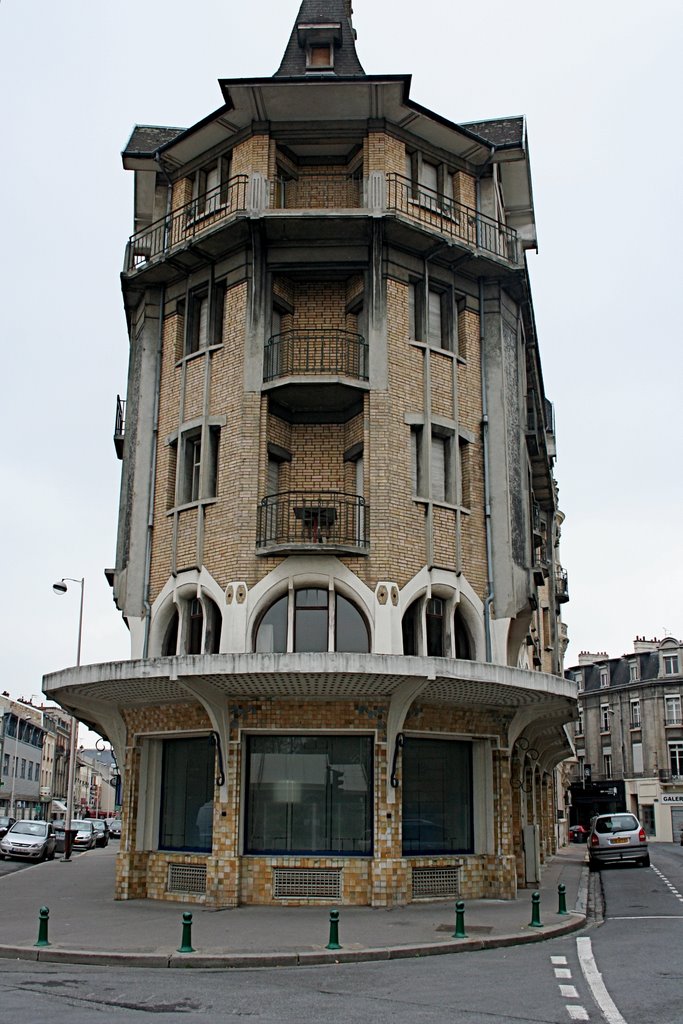 Maison art nouveau à Reims
