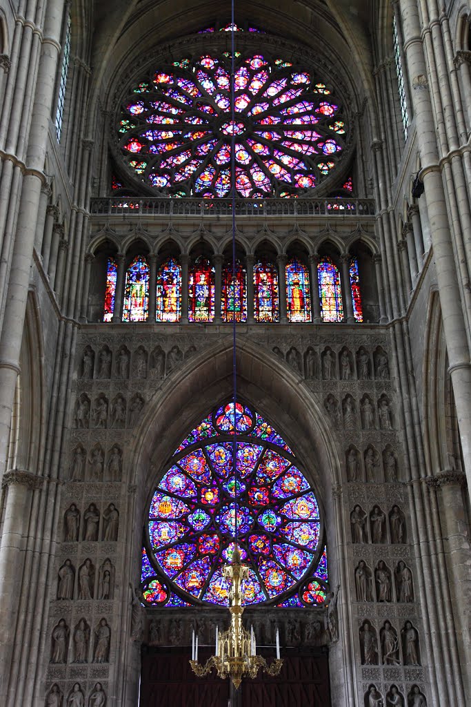Westrose und Ornamentik, Cathédrale Notre-Dame de Reims