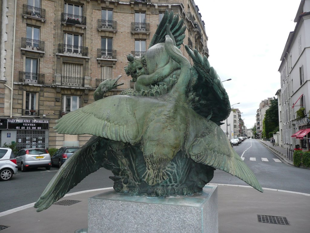 Boulogne-Billancourt - La fontaine des Cygnes