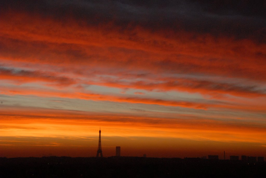 Lever de soleil à Puteaux