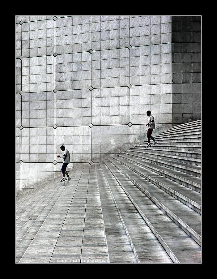 Grande Arche stairs
