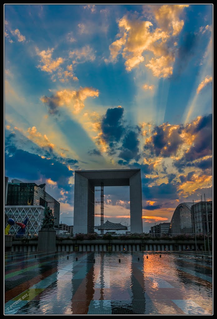 Sunset on the Great Arch