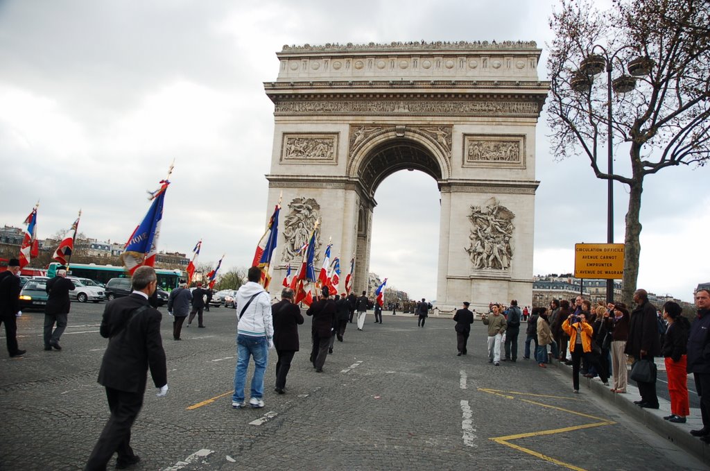 France Arc de Triompe 法國巴黎 香榭麗大道