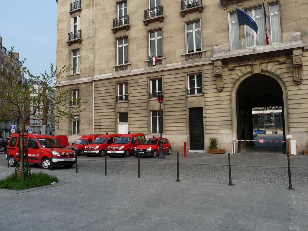 quartier  général  des sapeurs  pompiers de paris