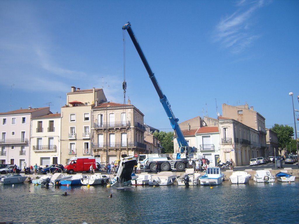 la pêche aux voitures