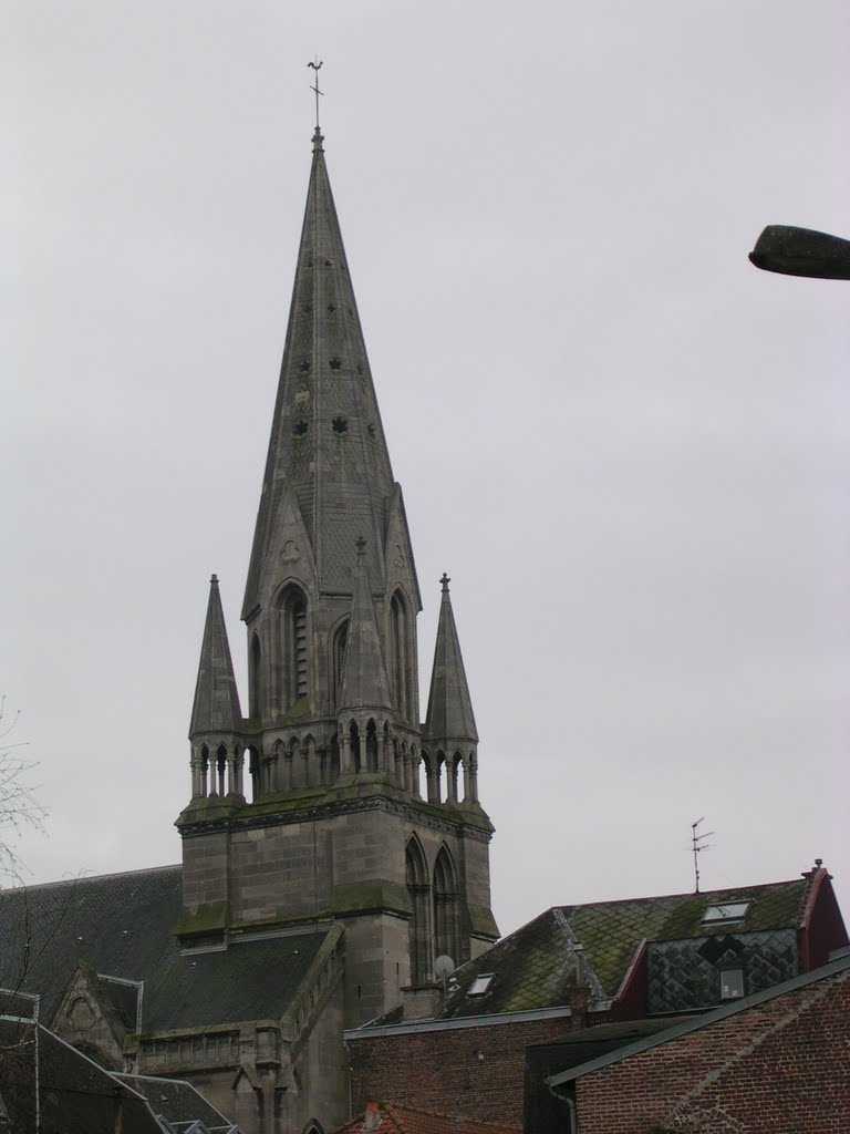 Arras - le clocher de Saint Géry