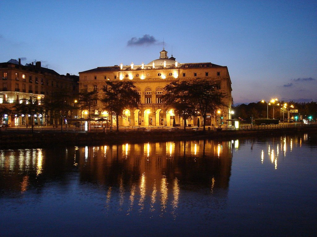 ·˙·CaminoUli2008·.· Bayonne - Mairie et Theatre by night