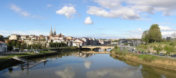 Bayonne vue depuis le Pont du Labourd