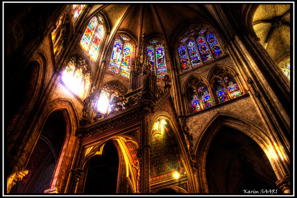 ★ Vitraux de la cathédrale Sainte-Marie de Bayonne ~ Karim SAARI ©