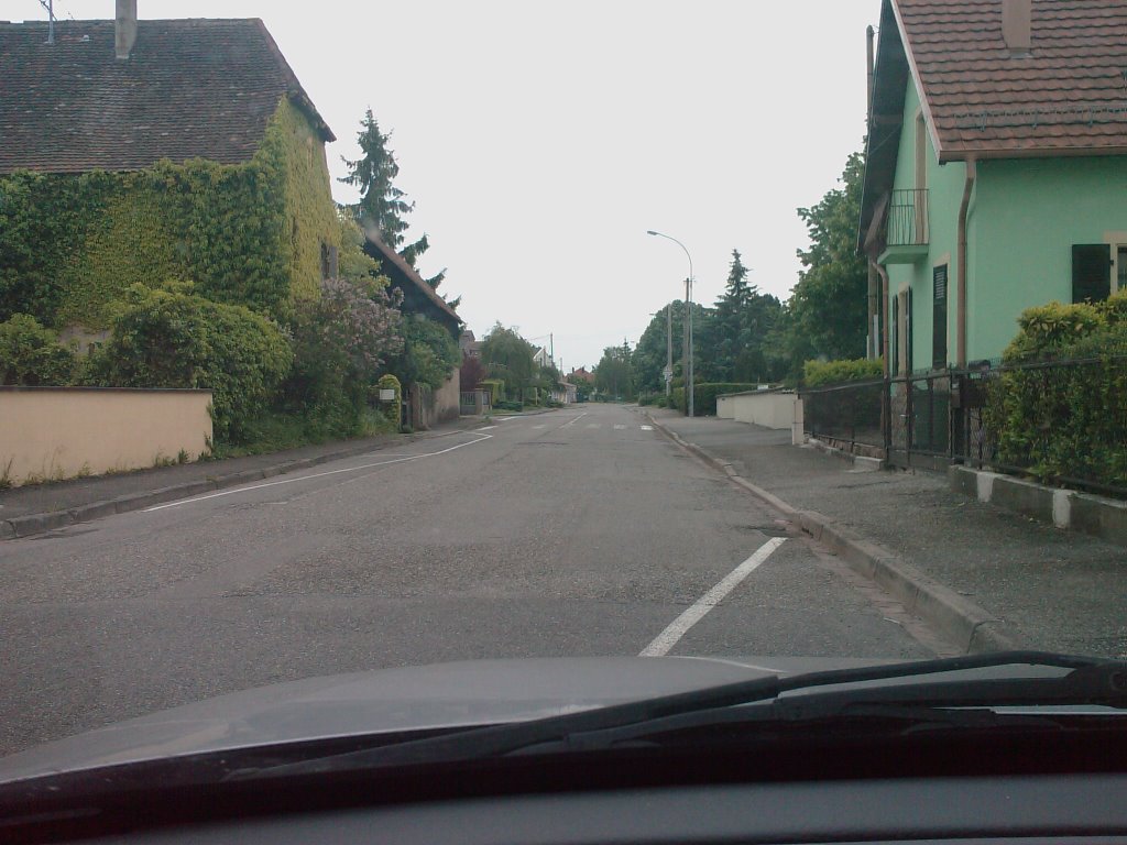 Une rue à Bollwiller