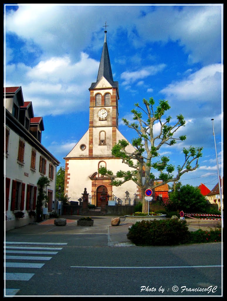 LEglise de FELDKIRCH - Alsace -..... [By FranciscoGC]