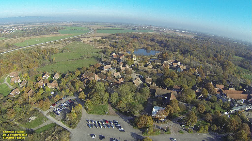 Vue ouest Ecomusée dAlsace