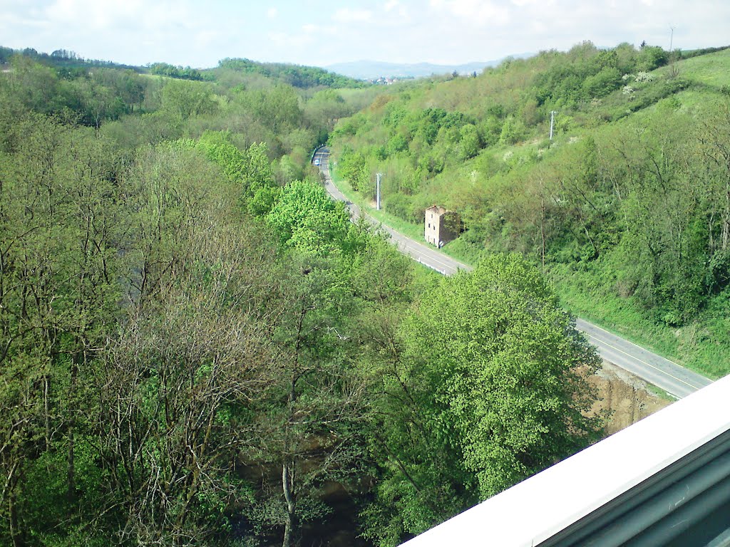 DU HAUT DU VIADUC DE LA BREVENNE  Mai 2012