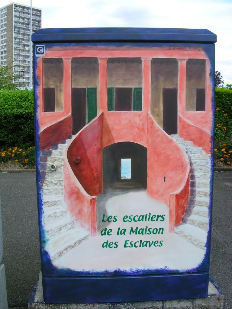 Drancy - armoire électrique : (Sénégal, Gorée)