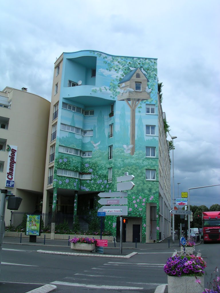 Drancy - fresque murale