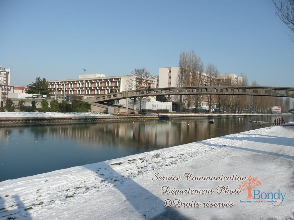 Canal de lourc hopital Jean Verdier  janvier 2009