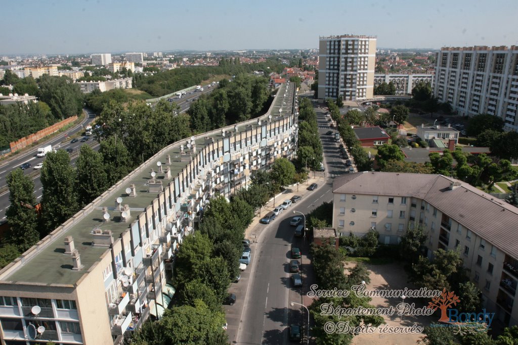 Bondy habitat avenue Léon Blum et autoroute A1