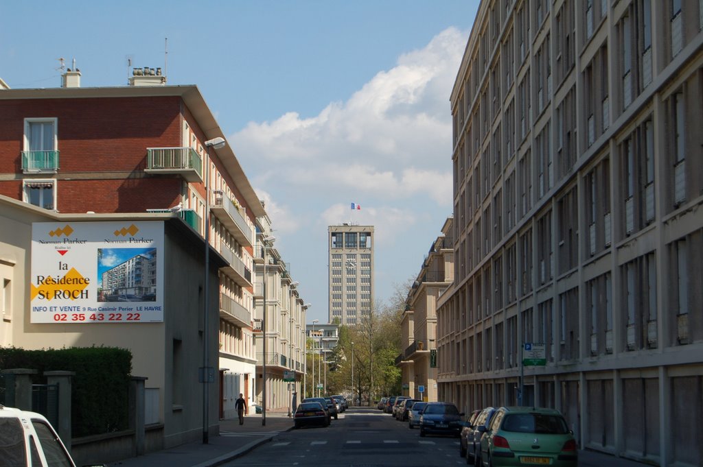 Le Havre - Rue Béranger - Hotel de Ville