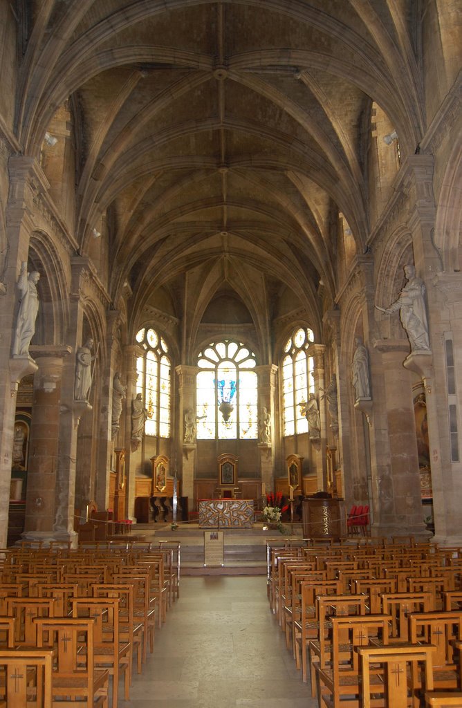 Inside the Cathedral "Notre Dame du havre"