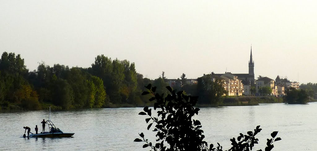 Bord de Saône à St-Laurent (Ain)