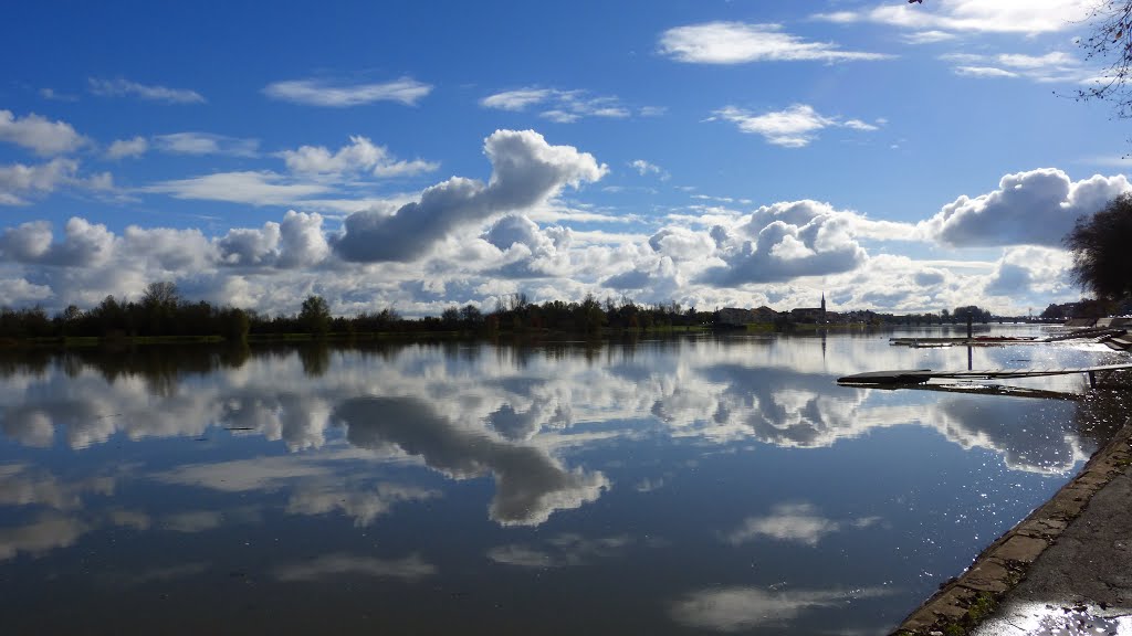 Reflets sur la Saône