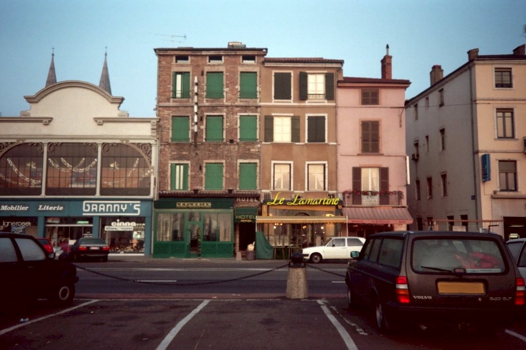 Quai Lamartine, Macon, 1990s