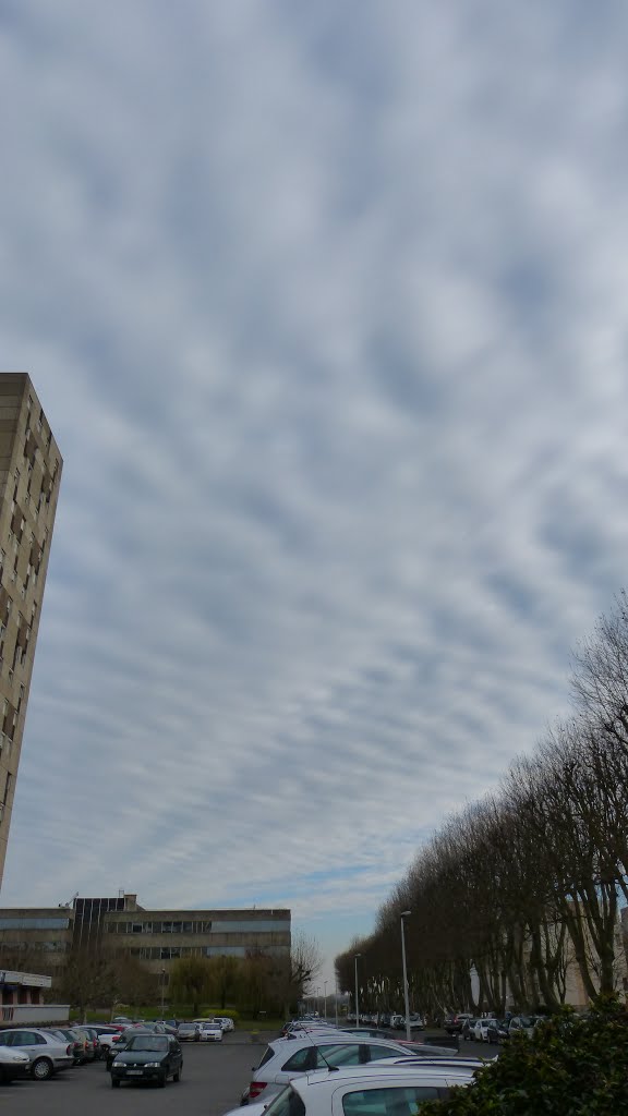 Ondulations et rayons de nuages