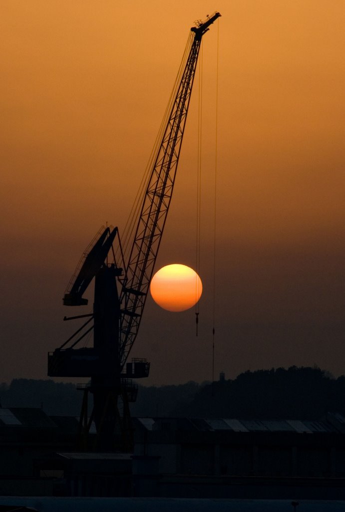 Soleil couchant sur lArsenal