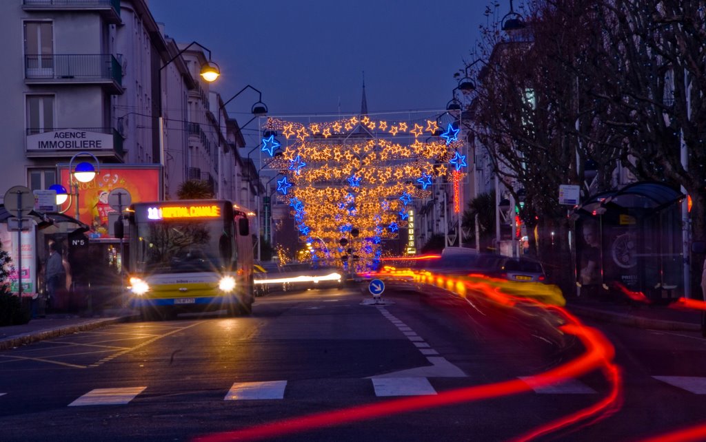 Rue de Siam à Noël
