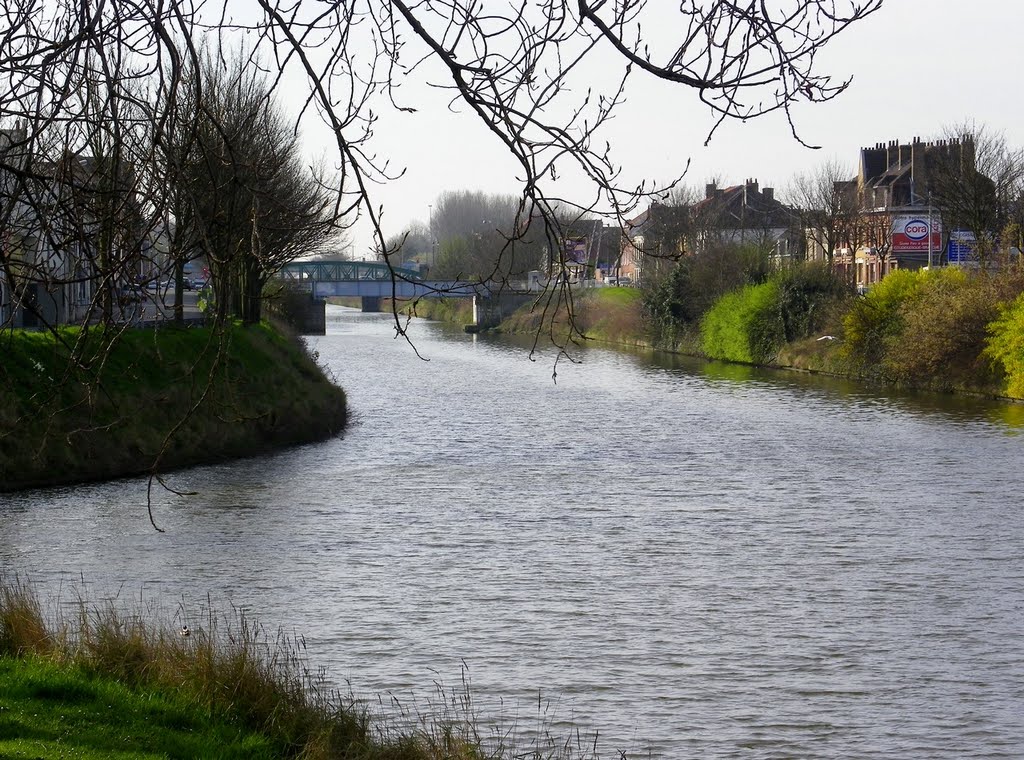 Dunkerque - Confluent du canal de Bergues et des Moères