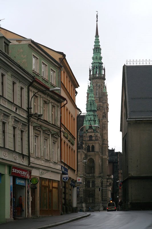 Liberec - uliczka do Ratusza