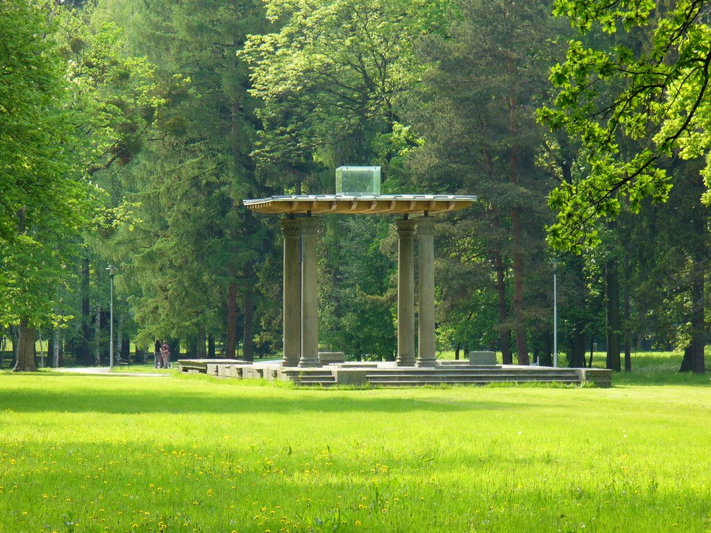 The Tomb in Park of Bozena Nemcova   in Karvina