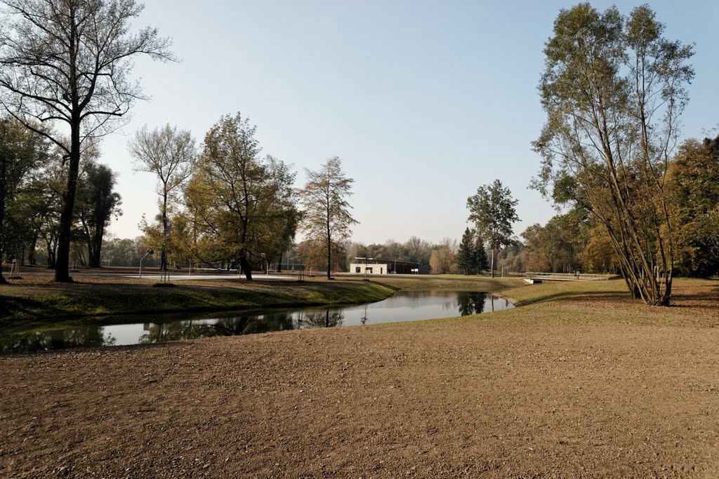 Karviná - Park Boženy Němcové - View NW