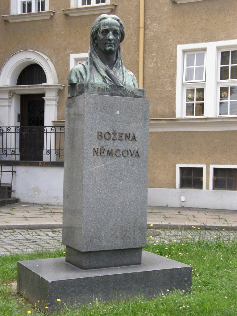 Božena Němcová - česká spisovatelka (Czech writer), Opava, Czech Republic