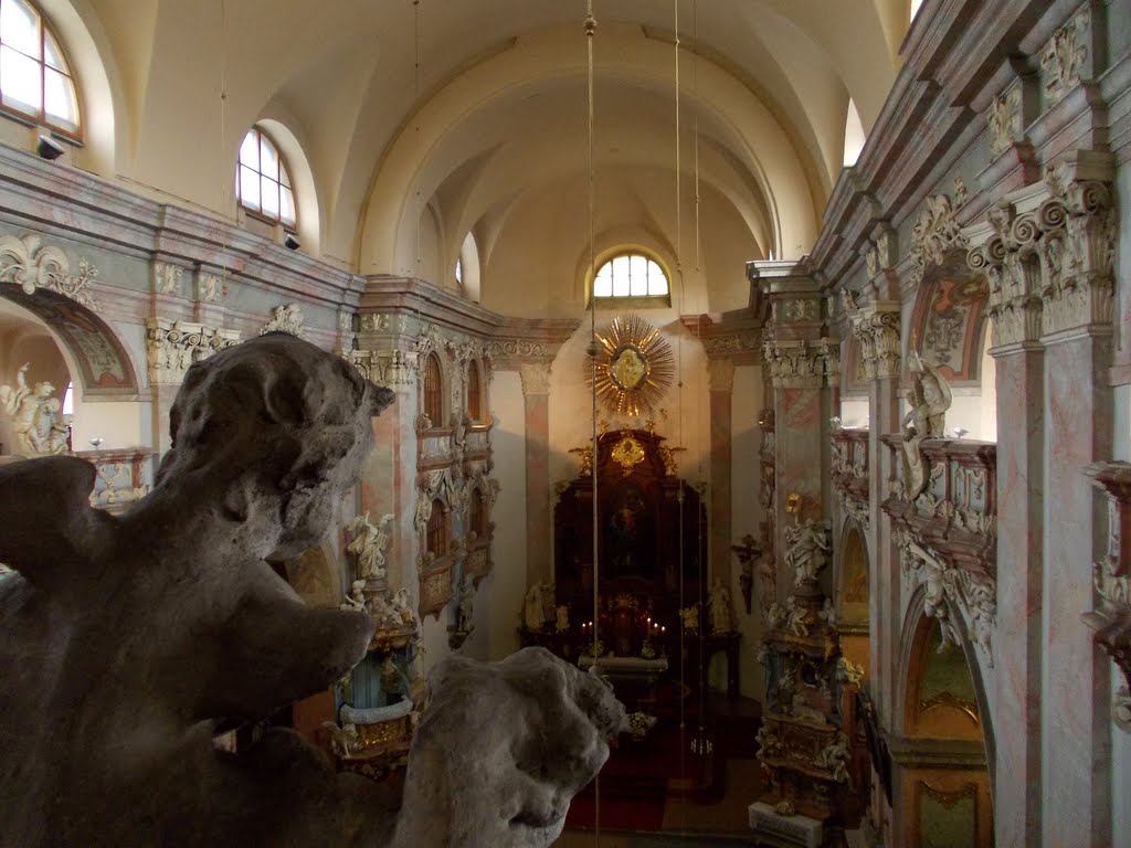 Opava - kostel Sv. Vojtěcha (St. Adalbert Church) - interiér (interior), 1