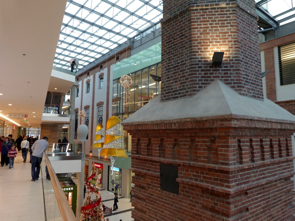 Opava - new in old - shopping centre in old brewery