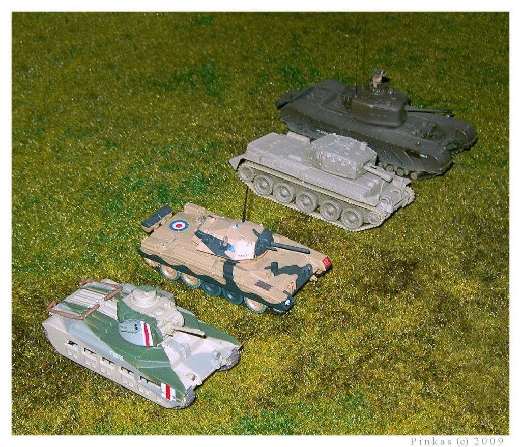 WWII english tanks
