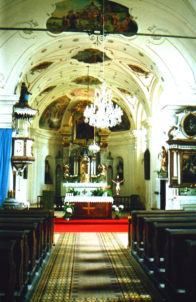 Augezd (Ujezd) renovierte Kirche 1991