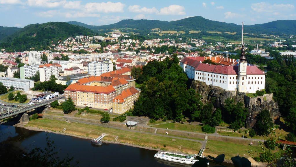 Děčín, panorama