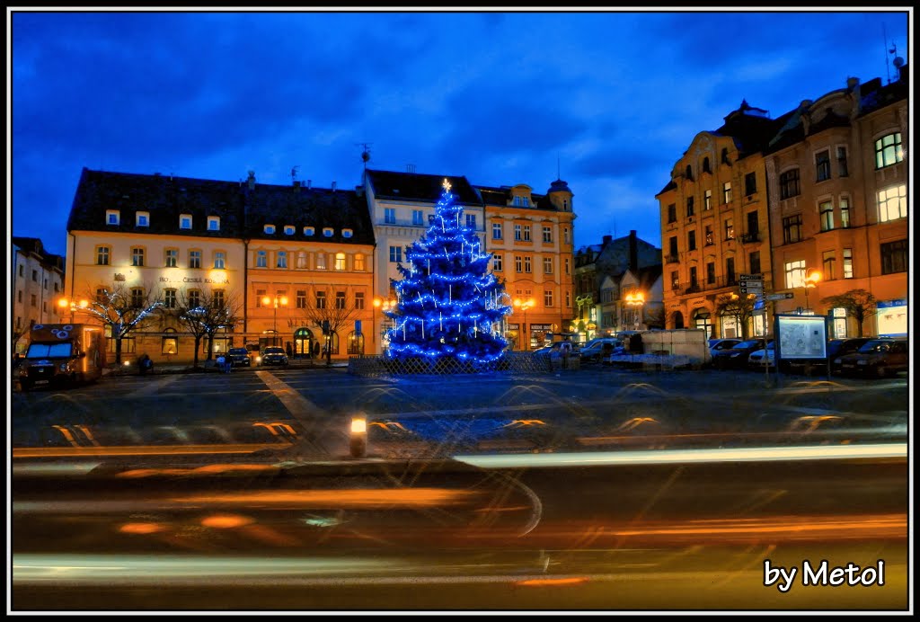 Děčín-vánoční stromeček
