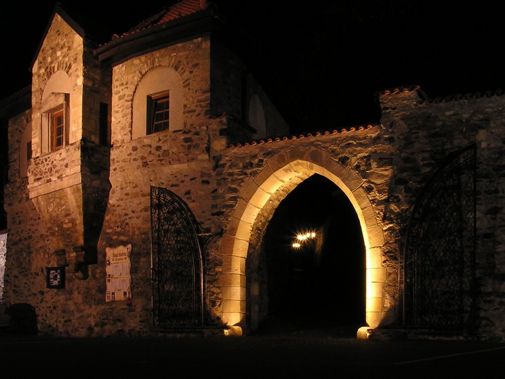 Noční Most - hrad Hněvín