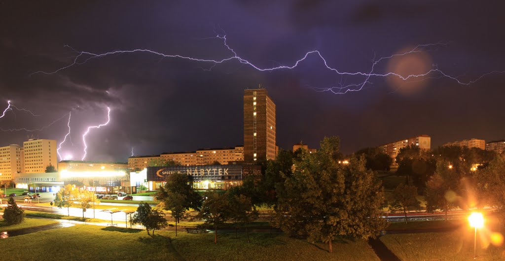 Bouřka na Mostecku