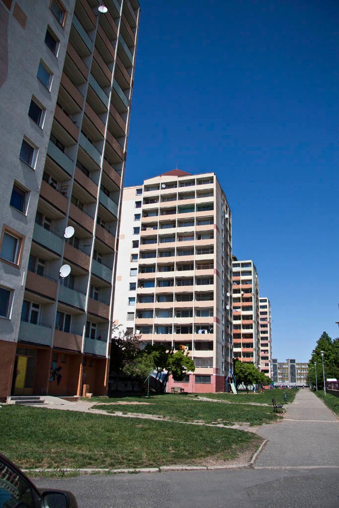 Věžáky v ulici Ve Dvoře