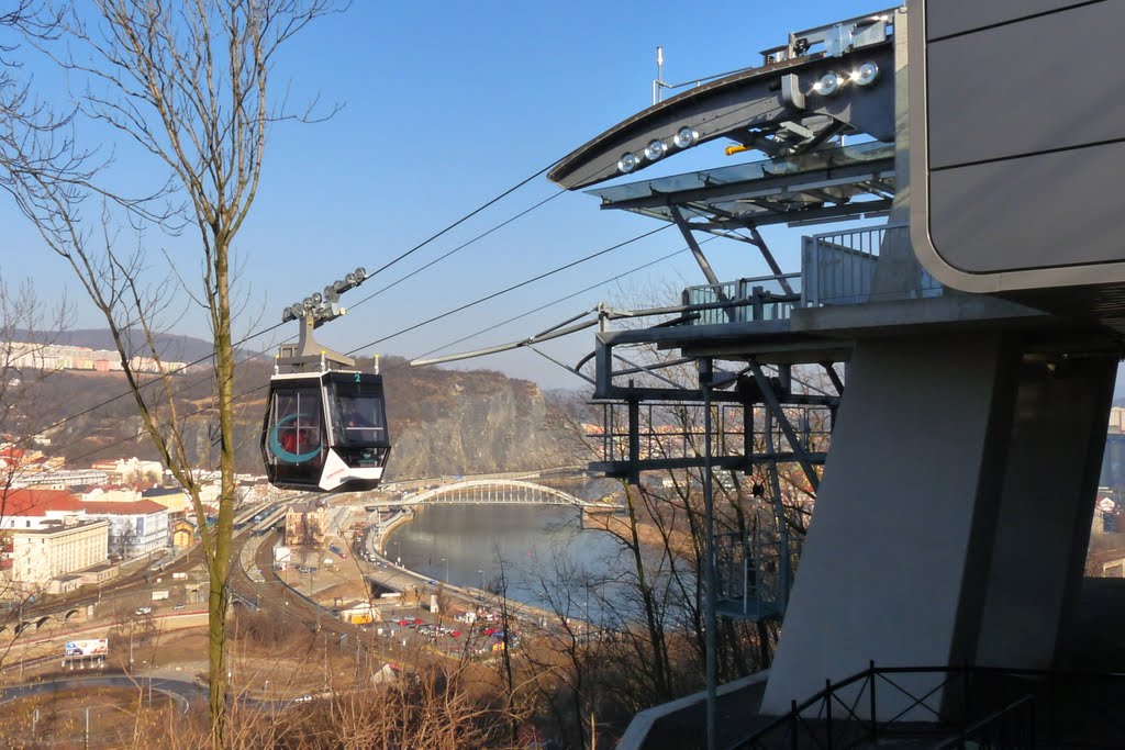 Ústí nad Labem, lanovka na Větruši