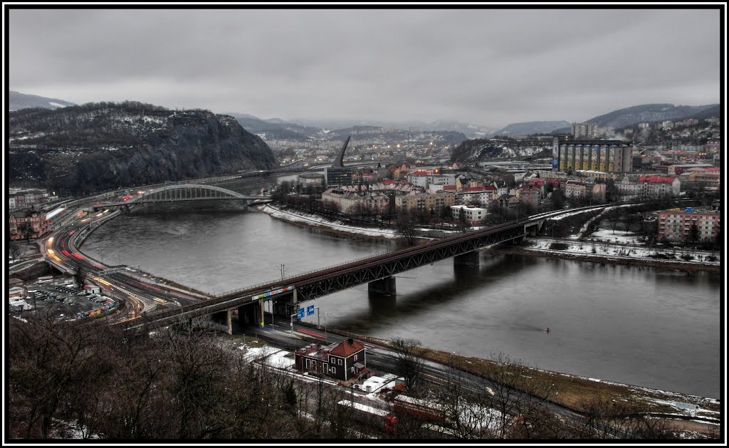 Ústí nad Labem  ....the three bridges