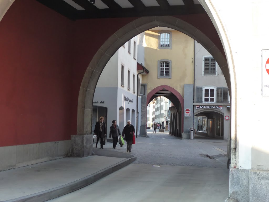Blick durch 2 Tore