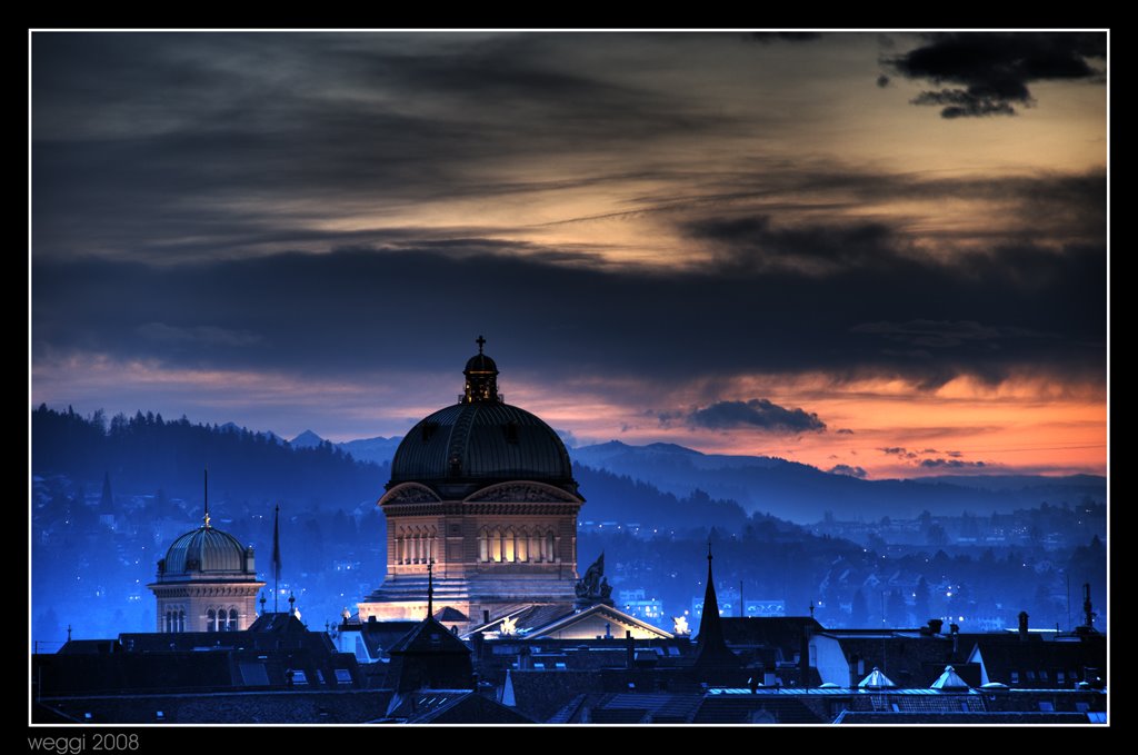 bern, bundeshaus twilighted © weggi.ch