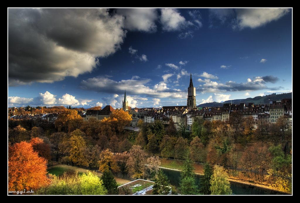 bern, autumn silhouette © weggi.ch
